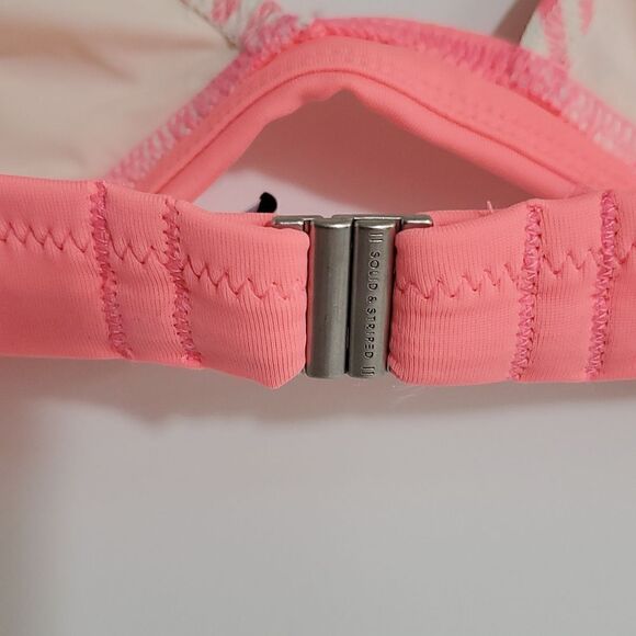 Solid & Striped Hot Pink Bikini Top Size M - Picture 5 of 10